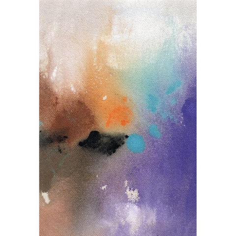 Affection II Black Modern Wood Framed Art Print by Combs, Joyce