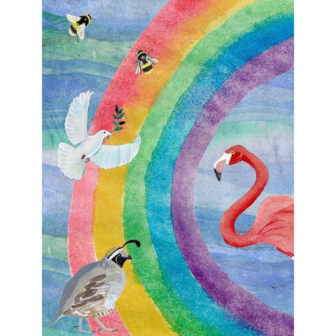 Noahs Ark I Black Modern Wood Framed Art Print by Ludwig, Alicia
