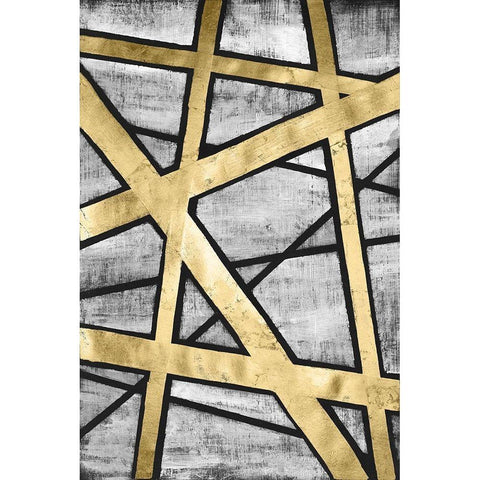 Rafters II Black Modern Wood Framed Art Print by Lam, Vanna