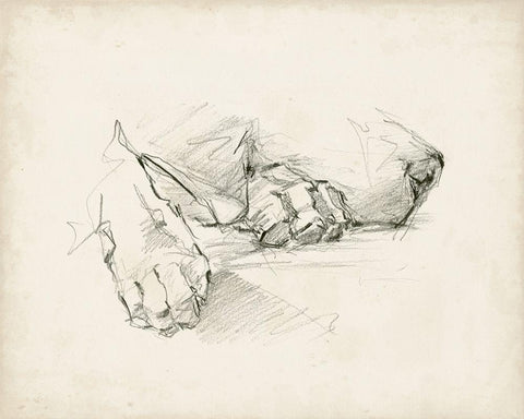 Puppy Nap I White Modern Wood Framed Art Print with Double Matting by Harper, Ethan