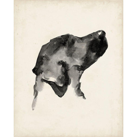 Puppy Profile I Gold Ornate Wood Framed Art Print with Double Matting by Harper, Ethan