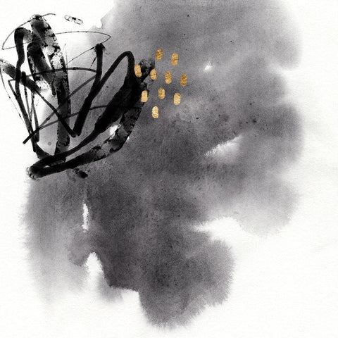 Soft Cover II Black Ornate Wood Framed Art Print with Double Matting by Green, Jacob