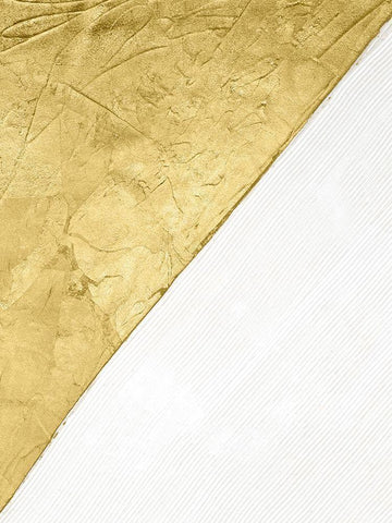 Gilded Echelon III White Modern Wood Framed Art Print with Double Matting by Stramel, Renee W.
