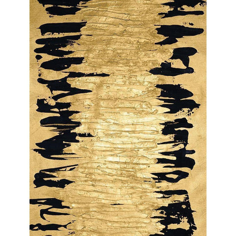Auric III Black Modern Wood Framed Art Print by Stramel, Renee W.