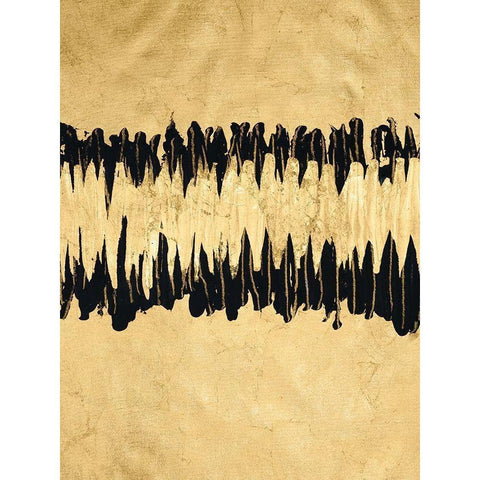 Auric IV White Modern Wood Framed Art Print by Stramel, Renee W.