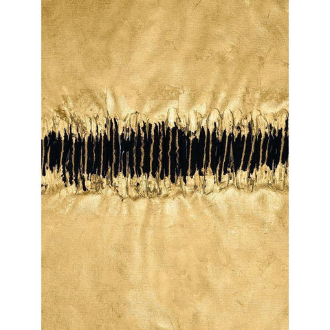 Auric V White Modern Wood Framed Art Print by Stramel, Renee W.