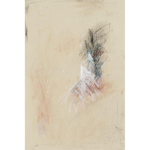 Transient Murmur II White Modern Wood Framed Art Print by Stramel, Renee W.