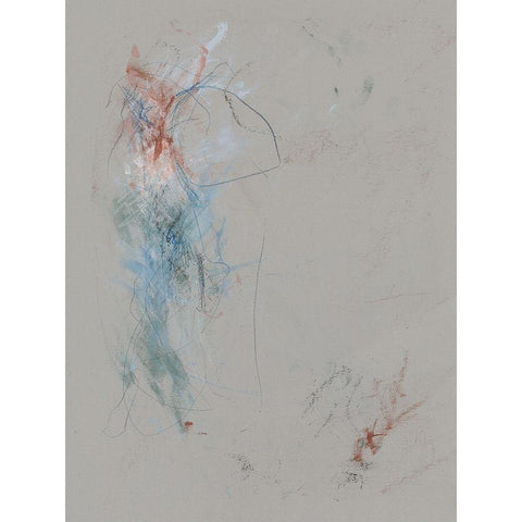Intrinsic Meaning II White Modern Wood Framed Art Print by Stramel, Renee W.
