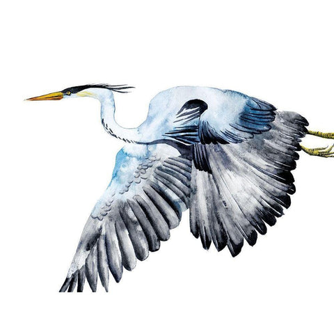 From the Sky II Black Modern Wood Framed Art Print by Wang, Melissa