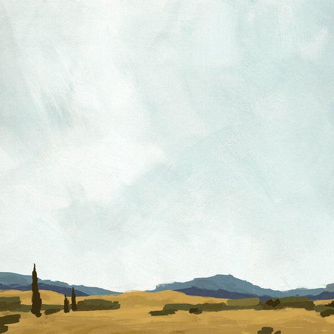 Lucca I White Modern Wood Framed Art Print by Green, Jacob