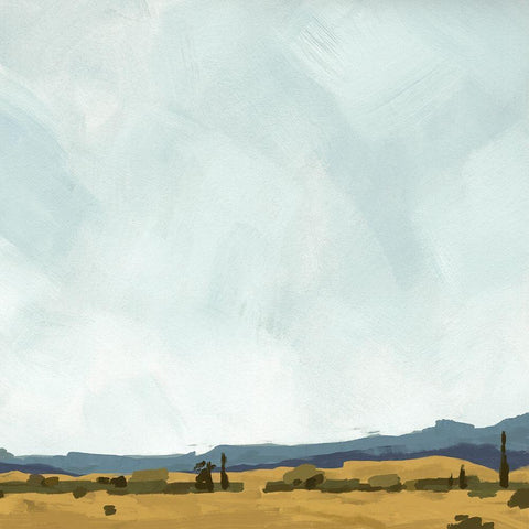 Lucca II Black Modern Wood Framed Art Print with Double Matting by Green, Jacob