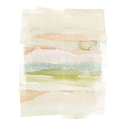 Soft Stack II White Modern Wood Framed Art Print by Caroline, Emma