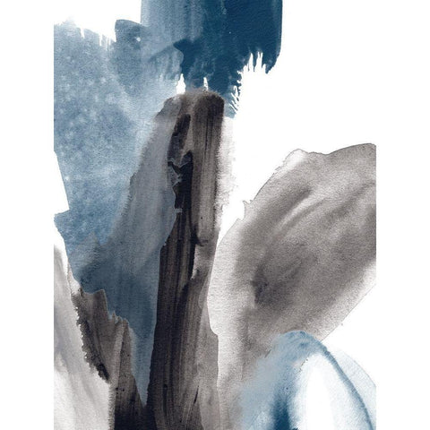 Meta Mineral I Black Modern Wood Framed Art Print by Vess, June Erica