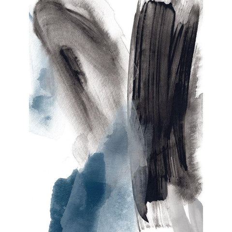 Meta Mineral II White Modern Wood Framed Art Print by Vess, June Erica