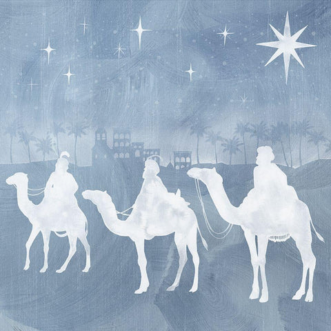 Star of Bethlehem II White Modern Wood Framed Art Print by Popp, Grace