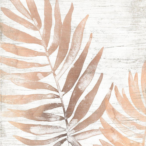 Neutral Palm Fossil II Black Ornate Wood Framed Art Print with Double Matting by Vess, June Erica