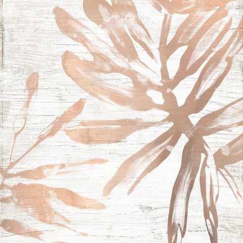 Neutral Palm Fossil VI Black Ornate Wood Framed Art Print with Double Matting by Vess, June Erica