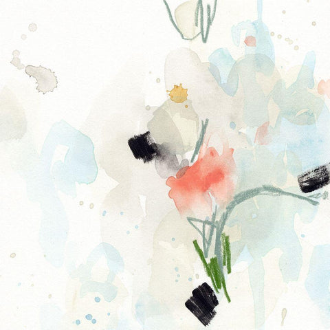 Subtle Dream IV Gold Ornate Wood Framed Art Print with Double Matting by Vess, June Erica