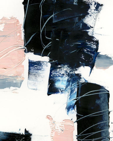 Untangle II Black Ornate Wood Framed Art Print with Double Matting by Harper, Ethan