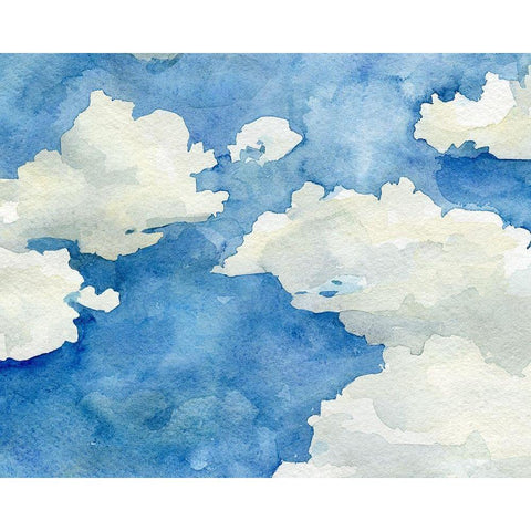 California Sky II Black Modern Wood Framed Art Print by Caroline, Emma