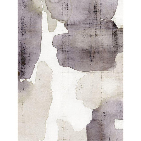 Tessera Wash I Black Modern Wood Framed Art Print with Double Matting by Warren, Annie