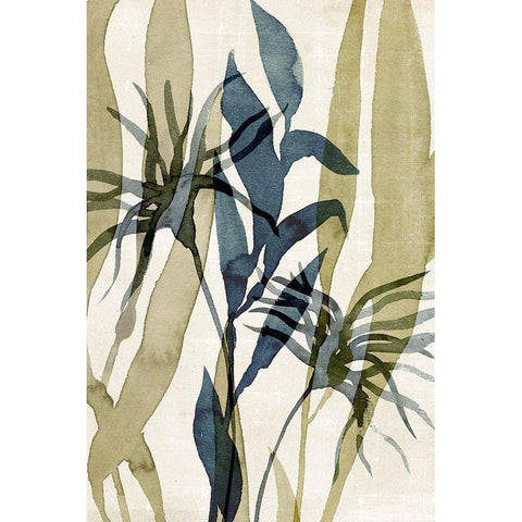 Glassy Depths I Black Modern Wood Framed Art Print with Double Matting by Warren, Annie
