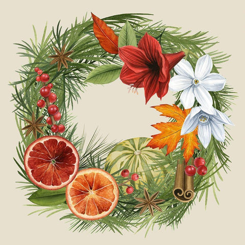 Harvest Spice II White Modern Wood Framed Art Print by Popp, Grace