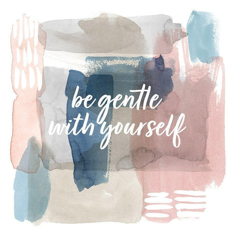 Calm Watercolor II Black Modern Wood Framed Art Print by Popp, Grace