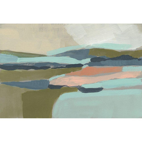 Pastel Plane I Black Modern Wood Framed Art Print with Double Matting by Goldberger, Jennifer