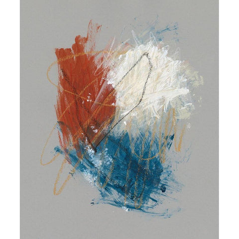 Primary Color Study I Black Modern Wood Framed Art Print by Stramel, Renee W.