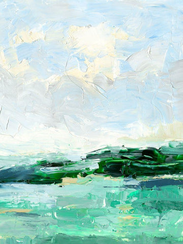 Forecast II Black Ornate Wood Framed Art Print with Double Matting by Harper, Ethan