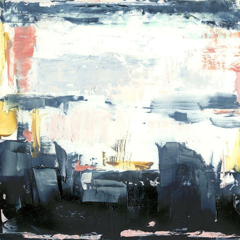 Out There I Black Modern Wood Framed Art Print with Double Matting by Harper, Ethan