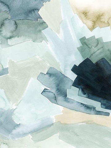 Shadow Breeze II Black Ornate Wood Framed Art Print with Double Matting by Popp, Grace