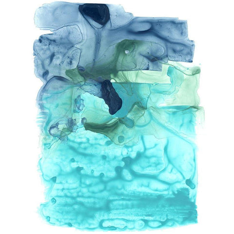 Water Weaver I Black Modern Wood Framed Art Print by Vess, June Erica