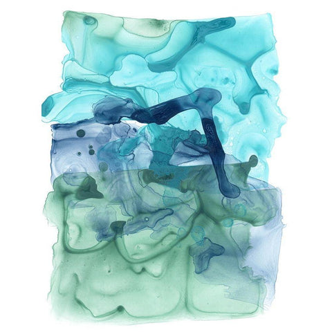 Water Weaver IV Black Modern Wood Framed Art Print with Double Matting by Vess, June Erica