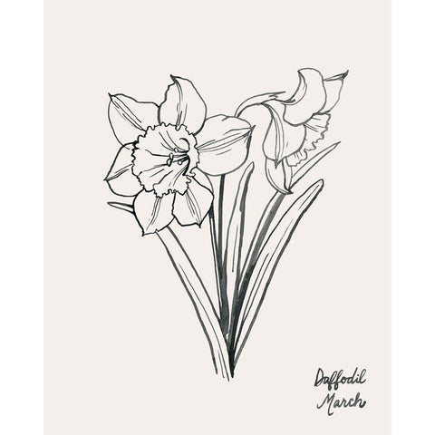 Annual Flowers III Gold Ornate Wood Framed Art Print with Double Matting by Popp, Grace