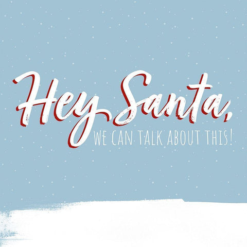 Dear Santa II Black Modern Wood Framed Art Print by Popp, Grace