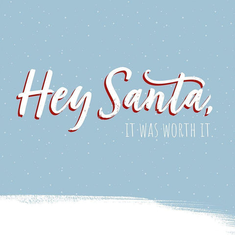 Dear Santa IV White Modern Wood Framed Art Print by Popp, Grace