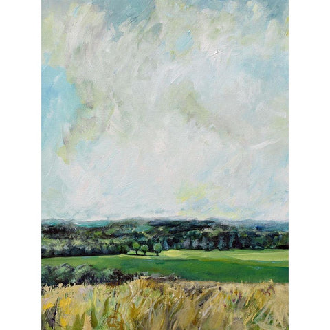 Mount Jeez Overlook I Black Modern Wood Framed Art Print by Evelia Designs