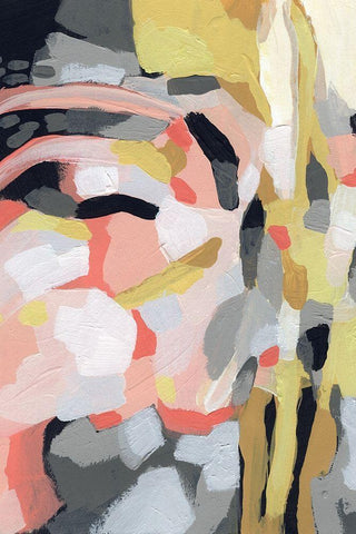 Fortune Current I Black Ornate Wood Framed Art Print with Double Matting by Vess, June Erica