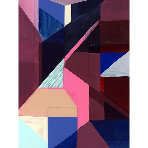 Royals II White Modern Wood Framed Art Print by Cartissi