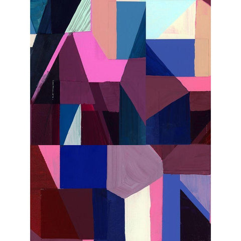 Royals III White Modern Wood Framed Art Print by Cartissi