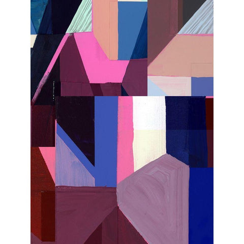 Royals IV Black Modern Wood Framed Art Print with Double Matting by Cartissi