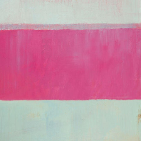 Raspberry Mint II White Modern Wood Framed Art Print by Young, Carol