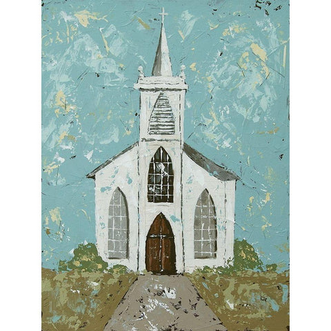 Blessed I Black Modern Wood Framed Art Print with Double Matting by Reynolds, Jade