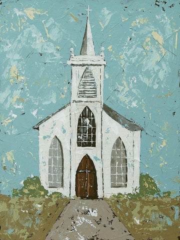 Blessed I Black Ornate Wood Framed Art Print with Double Matting by Reynolds, Jade