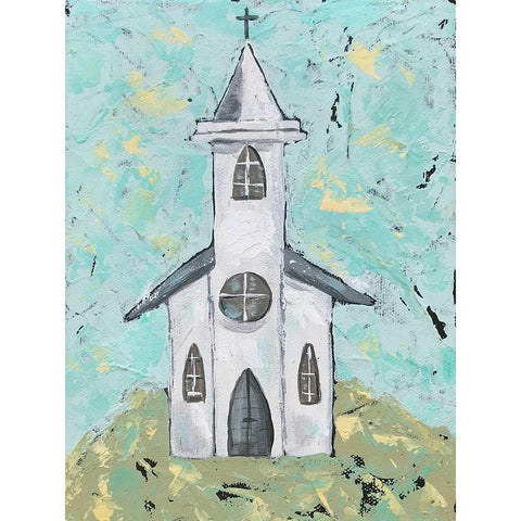 Blessed II Black Modern Wood Framed Art Print by Reynolds, Jade