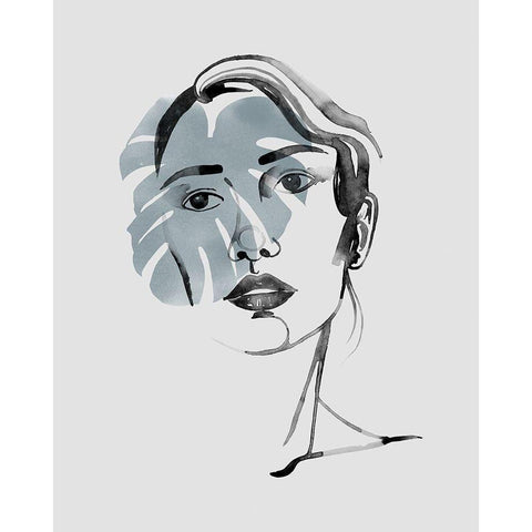 Solace in Shadows II Black Modern Wood Framed Art Print by Popp, Grace