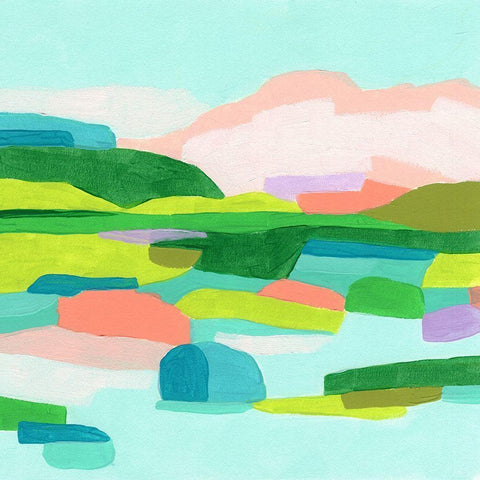 Coastal Confection II Gold Ornate Wood Framed Art Print with Double Matting by Vess, June Erica