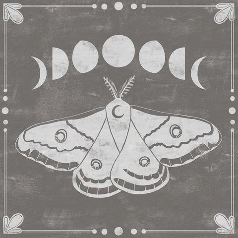 Hallowed Moon I Gold Ornate Wood Framed Art Print with Double Matting by Popp, Grace